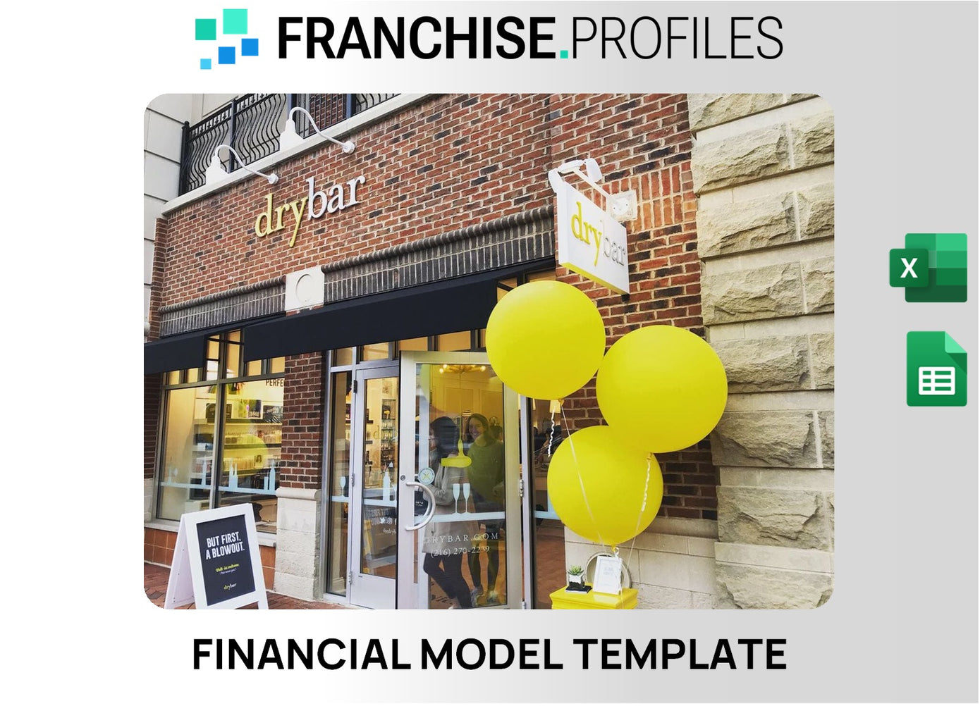 Drybar Franchise Financial Model Template