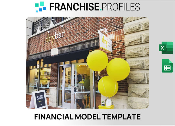 Drybar Franchise Financial Model Template