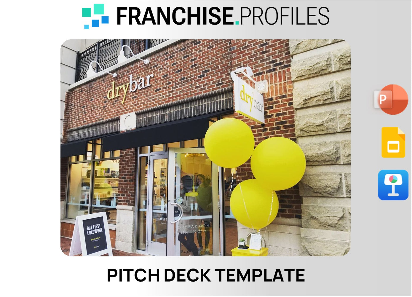 Drybar Franchise Pitch Deck Template