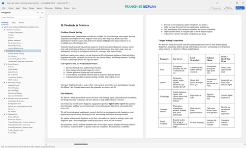 dryer vent wizard franchise business plan 2