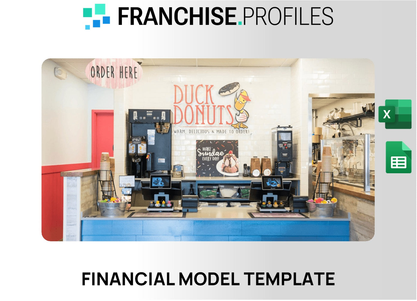 Duck Donuts Franchise Financial Model Template