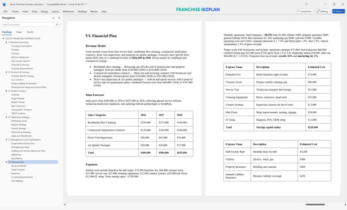 ductz franchise business plan 6