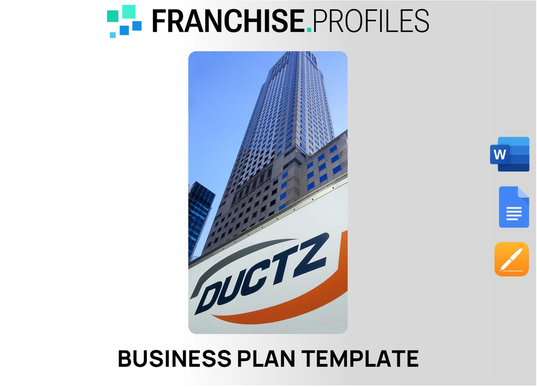 DUCTZ Franchise Business Plan Template