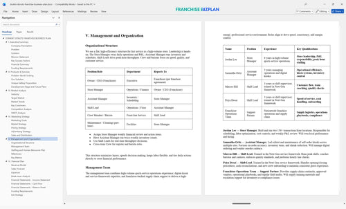 dunkin donuts franchise business plan 5