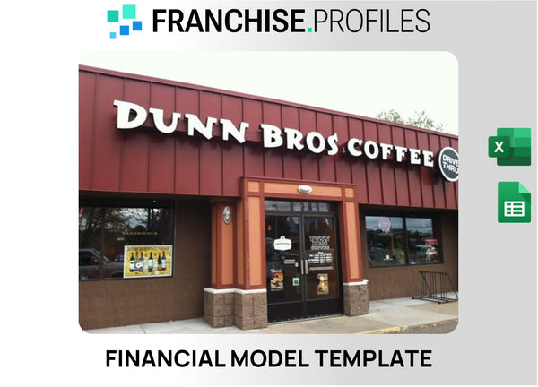 Dunn Brothers Coffee Franchise Financial Model Template