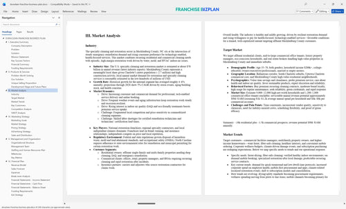 duraclean franchise business plan 3