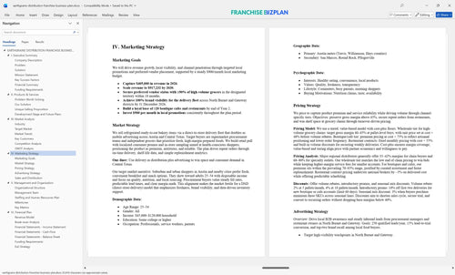 earthgrains distribution franchise business plan 4