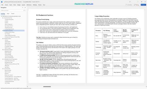 earthwise pet franchise business plan 2