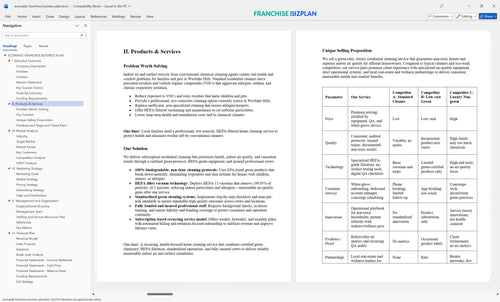 ecomaids franchise business plan 2