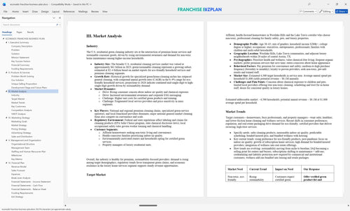 ecomaids franchise business plan 3