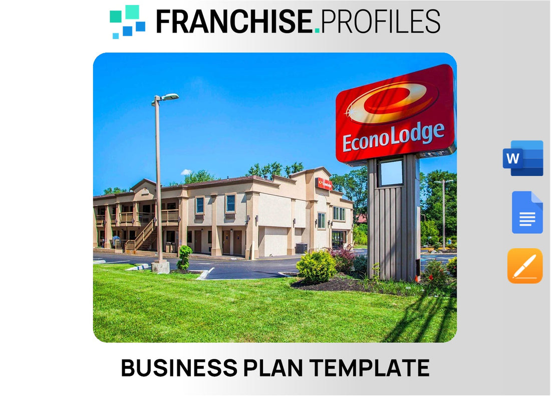 Econo Lodge Franchise Business Plan Template