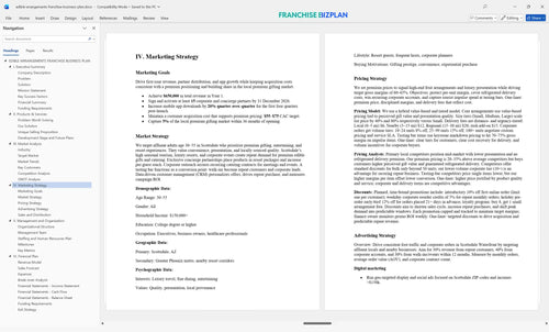 edible arrangements franchise business plan 4