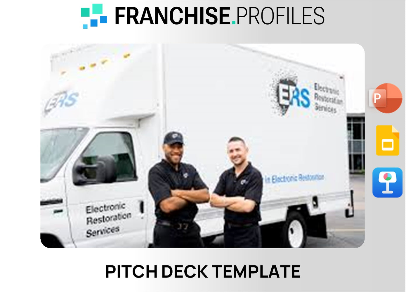 Electronic Restoration Services Franchise Pitch Deck Template