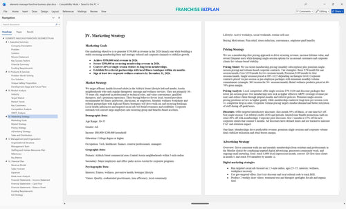 elements massage franchise business plan 4