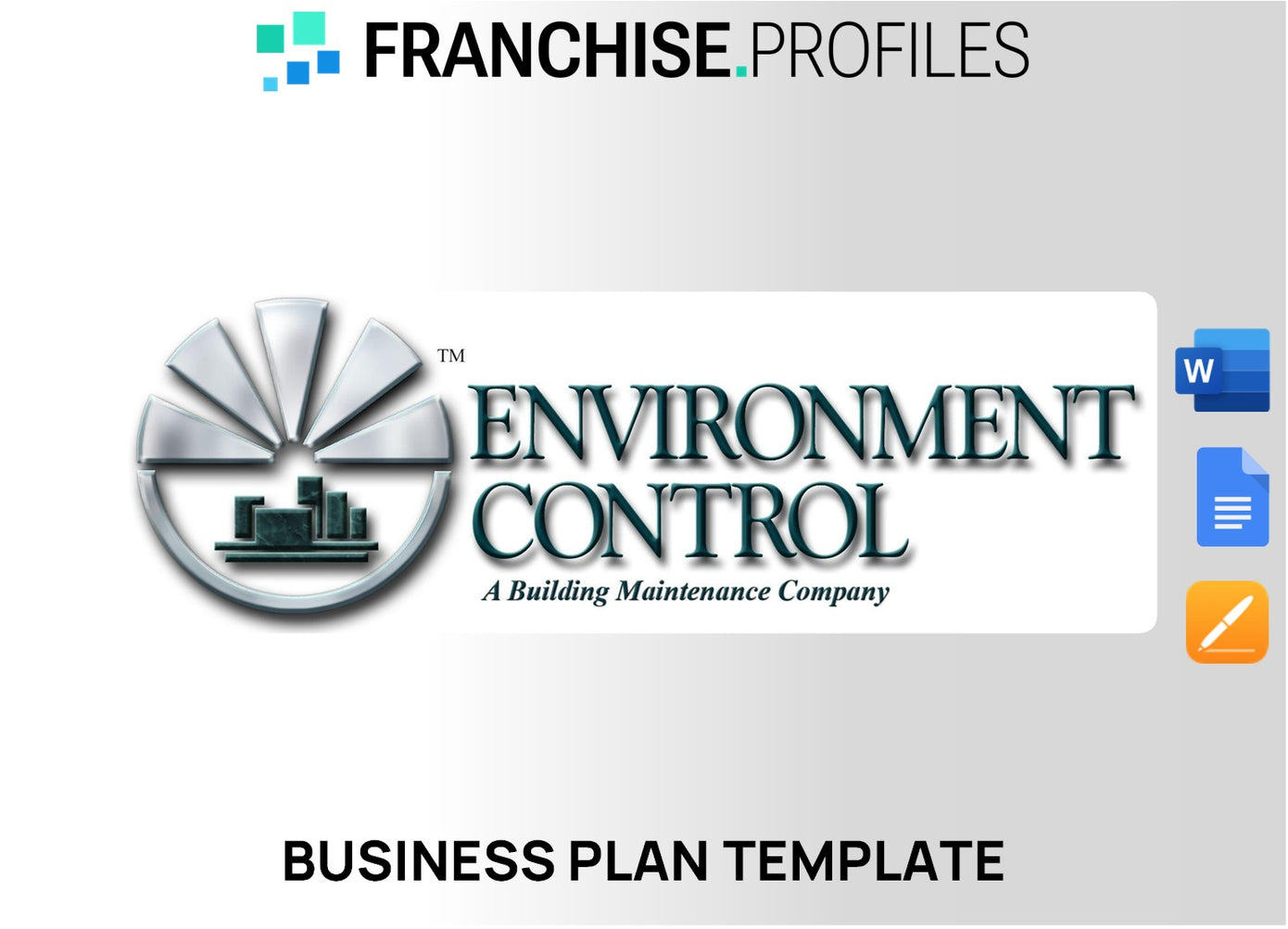 Environment Control Franchise Business Plan Template