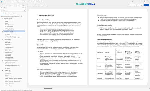 eos worldwide franchise business plan 2