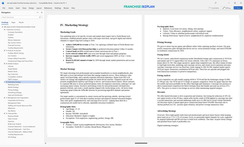 era real estate franchise business plan 4