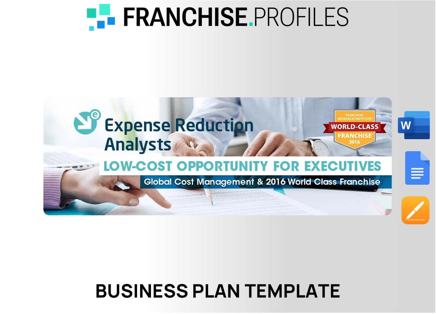 Expense Reduction Analysts Franchise Business Plan Template