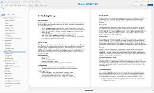 extra mile franchise business plan 4