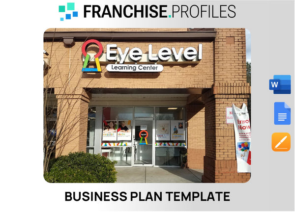 Eye Level Learning Center Franchise Business Plan Template