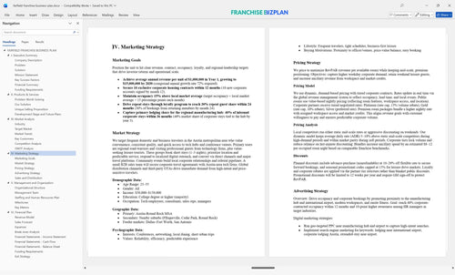fairfield franchise business plan 4