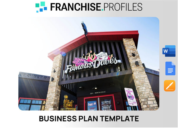 Famous Dave's Franchise Business Plan Template