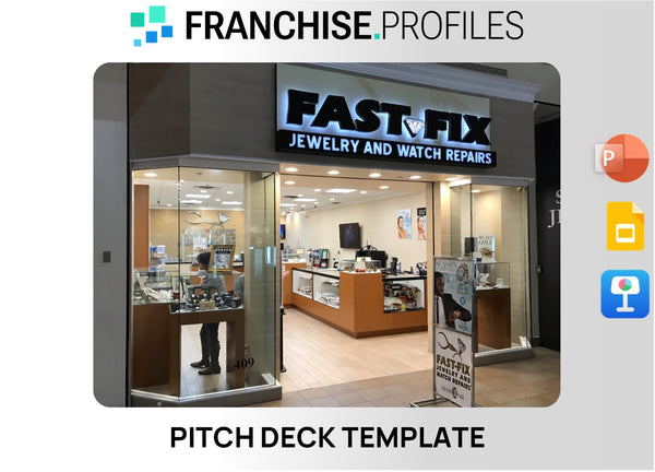 Fast-Fix Jewelry and Watch Repairs Franchise Pitch Deck Template