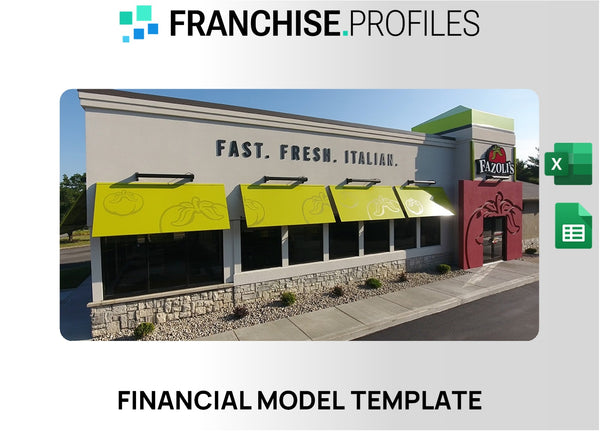 Fazoli's Franchise Financial Model Template