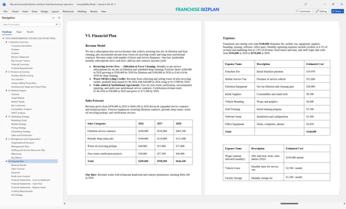 filta environmental kitchen solutions franchise business plan 6