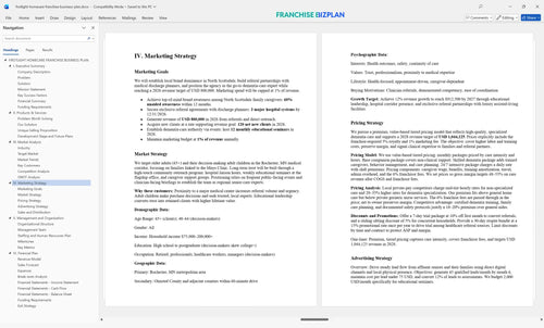 firstlight homecare franchise business plan 4
