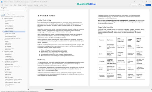 fish window cleaning services franchise business plan 2