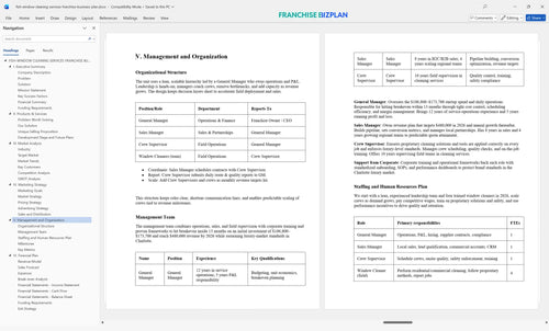fish window cleaning services franchise business plan 5