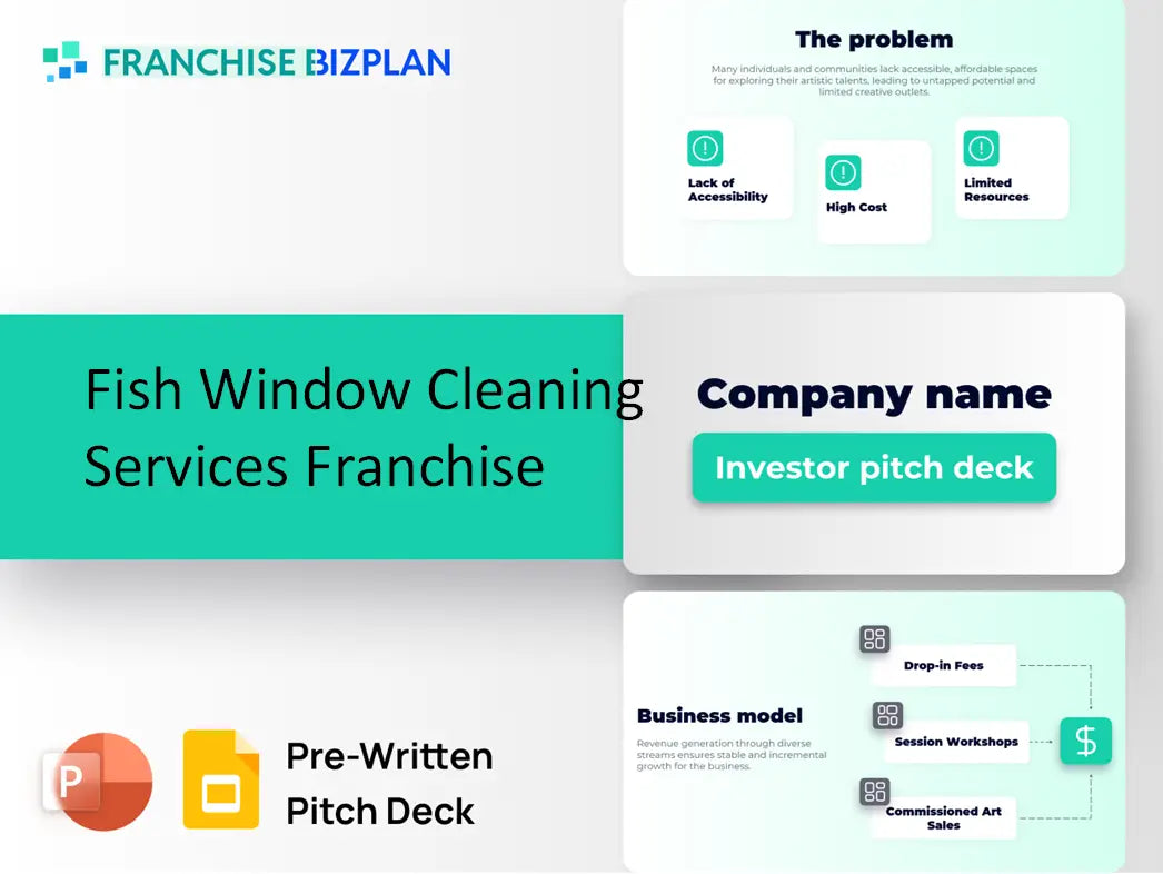 Fish Window Cleaning Services Franchise Investment Pitch Deck 2026
