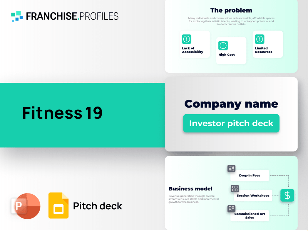 Fitness 19 Franchise Pitch Deck Template