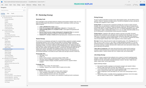 fitness machine technicians franchise business plan 4