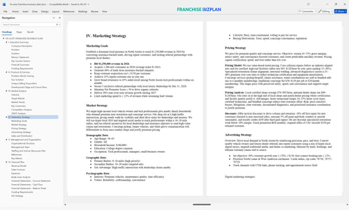 fix auto franchise business plan 4