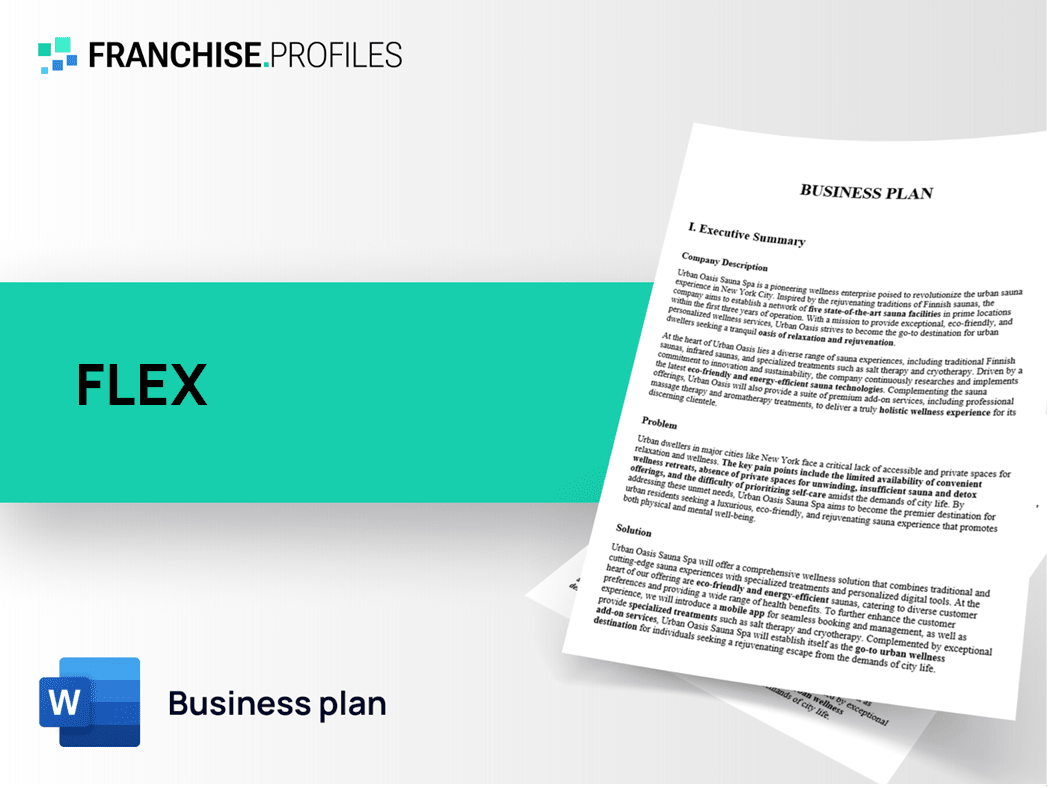 FLEX Franchise Business Plan Template