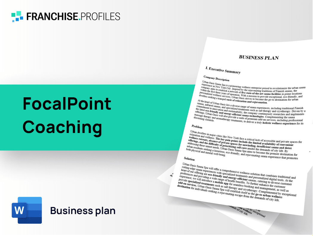 FocalPoint Coaching Franchise Business Plan Template
