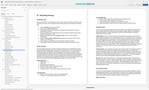 footprints floors franchise business plan 4