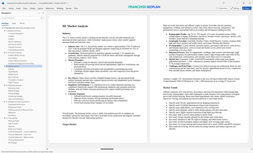 forevermark franchise business plan 3
