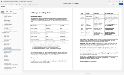 forevermark franchise business plan 5