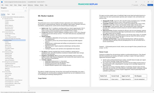 fortune management franchise business plan 3