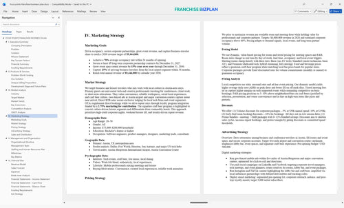 four points franchise business plan 4