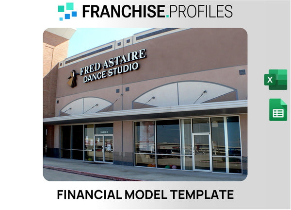 Fred Astaire Dance Studio Franchise Financial Model Template