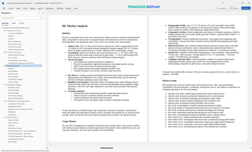 freshii franchise business plan 3