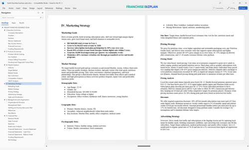 freshii franchise business plan 4