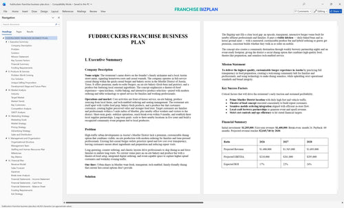 fuddruckers franchise business plan 1