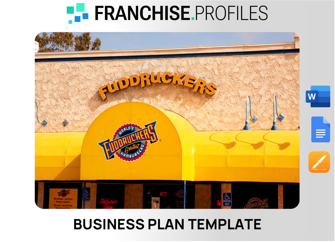 Fuddruckers Franchise Business Plan Template