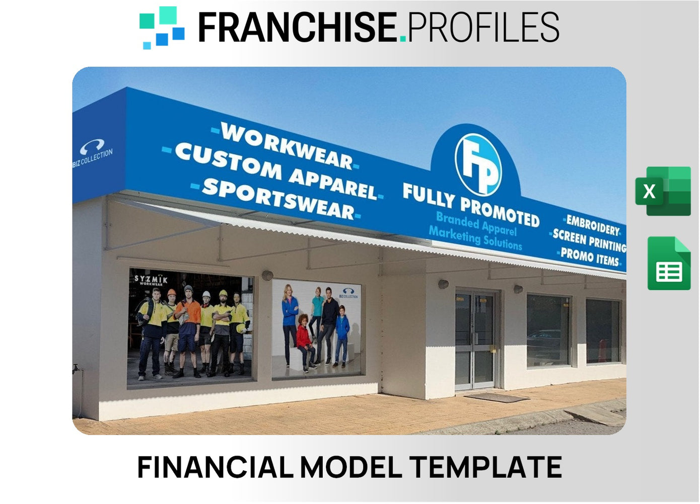 Fully Promoted Franchise Financial Model Template