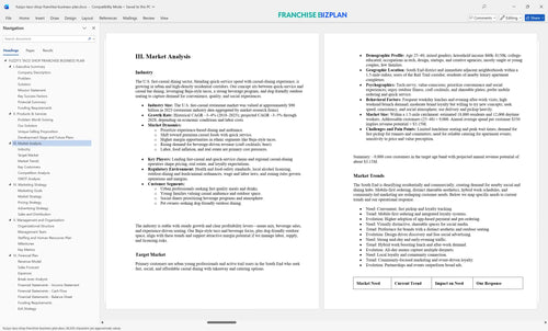 fuzzys taco shop franchise business plan 3